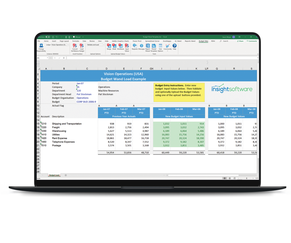 screenshot of Wands for Oracle